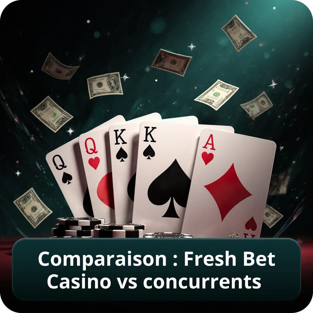 Comparaison : Fresh Bet Casino vs concurrents