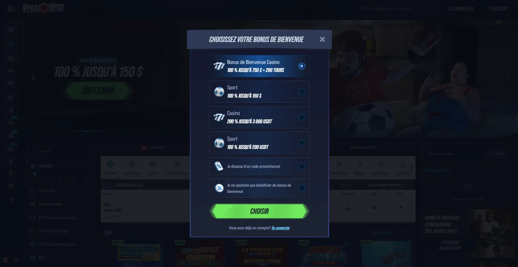Expérience utilisateur et version mobile de VegasHero